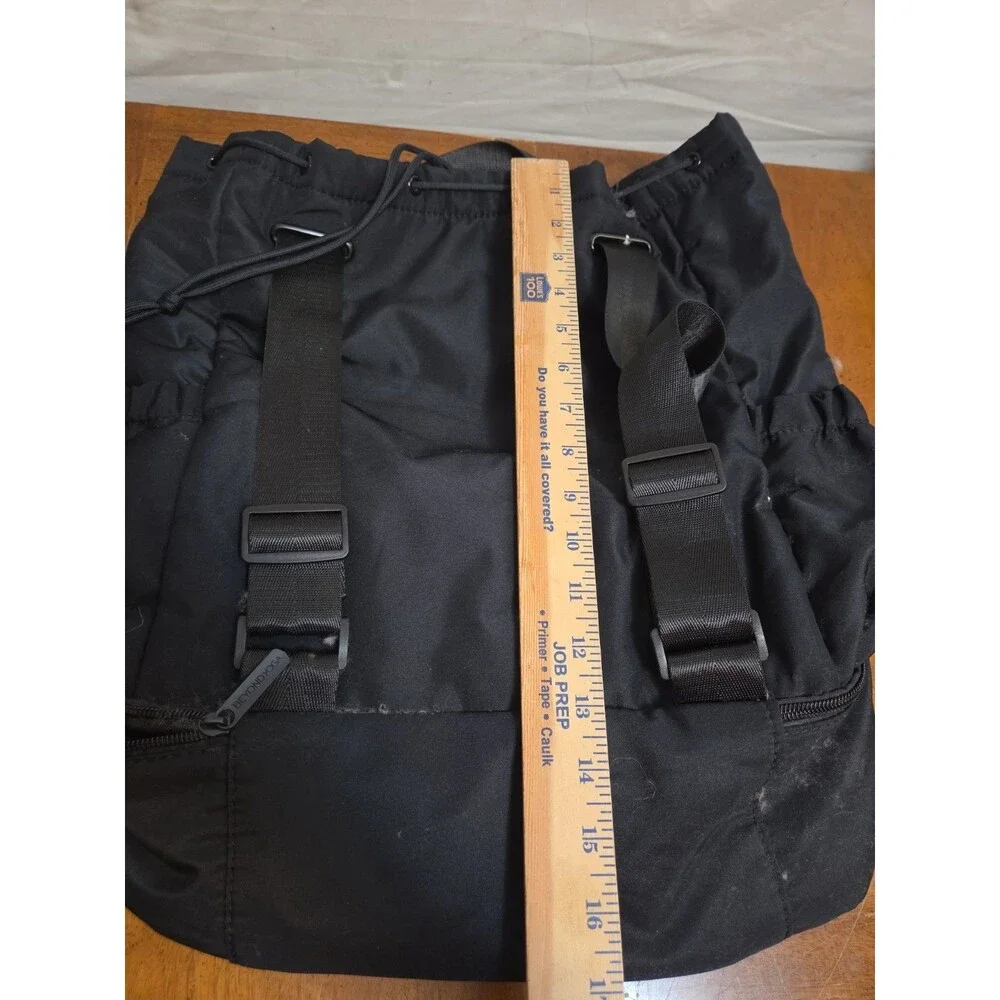 Beyond Yoga Convertible Gym Bag Backpack Black Matte
